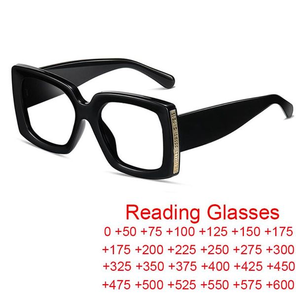 sunglasses 2021 fashion square glasses for presbyopia women brand designer oversized computer eyeglass frames black blue reading +6, White;black
sunglasses 2021 fashion square glasses for presbyopia women brand designer oversized computer eyeglass frames black blue reading +6, White;black
