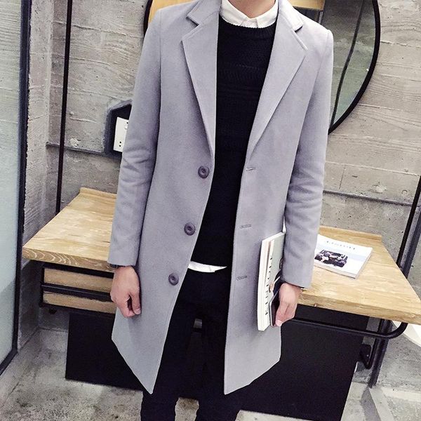 men's trench coats good quality men wool & blends casual business coat mens leisure overcoat male dust long jackets, Tan;black
men's trench coats good quality men wool & blends casual business coat mens leisure overcoat male dust long jackets, Tan;black