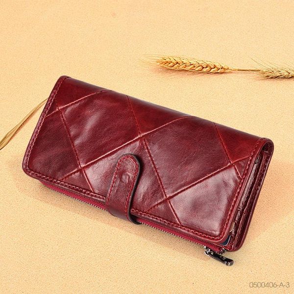 test vintage luxury women wallets genuine leather long zipper clutch large capacity card holder multi-function female purse, Red;black
test vintage luxury women wallets genuine leather long zipper clutch large capacity card holder multi-function female purse, Red;black