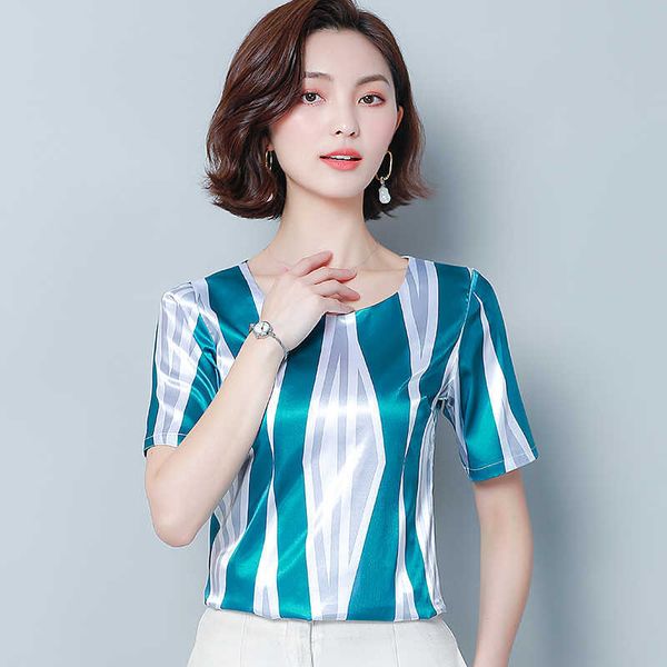 korean fashion silk womens and blouses striped satin women office lady shirt plus size blusas femininas elegante 210531, White
korean fashion silk womens and blouses striped satin women office lady shirt plus size blusas femininas elegante 210531, White