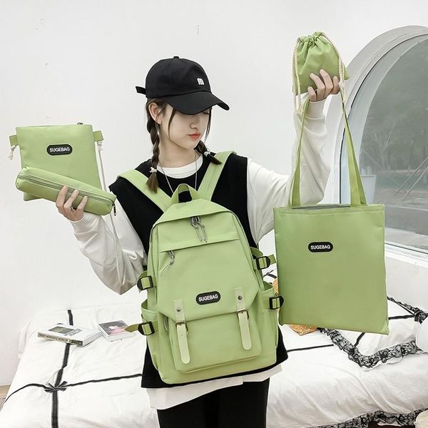 school bags 5 piece set casual backpacks for teenage girls women backpack canvas travel bookbags teen student shoulder bag
school bags 5 piece set casual backpacks for teenage girls women backpack canvas travel bookbags teen student shoulder bag