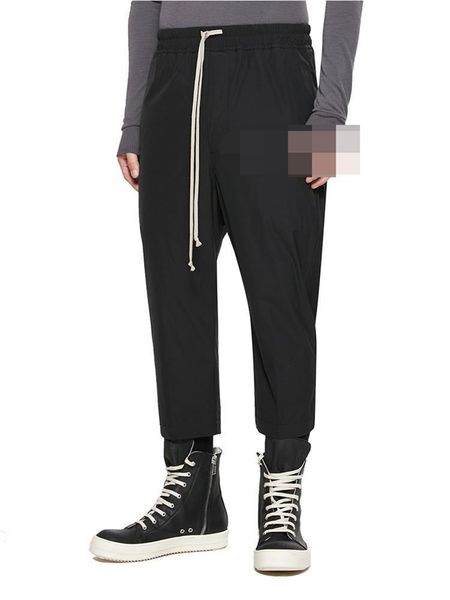 men's pants nine-quarter casual small foot spring/summer black elastic waist loose rope cone tight
men's pants nine-quarter casual small foot spring/summer black elastic waist loose rope cone tight