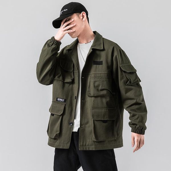 men's jackets brand spring men casual jacket coat washed pure cotton brand-clothing army green bomber male cargo coats, Black;brown
men's jackets brand spring men casual jacket coat washed pure cotton brand-clothing army green bomber male cargo coats, Black;brown