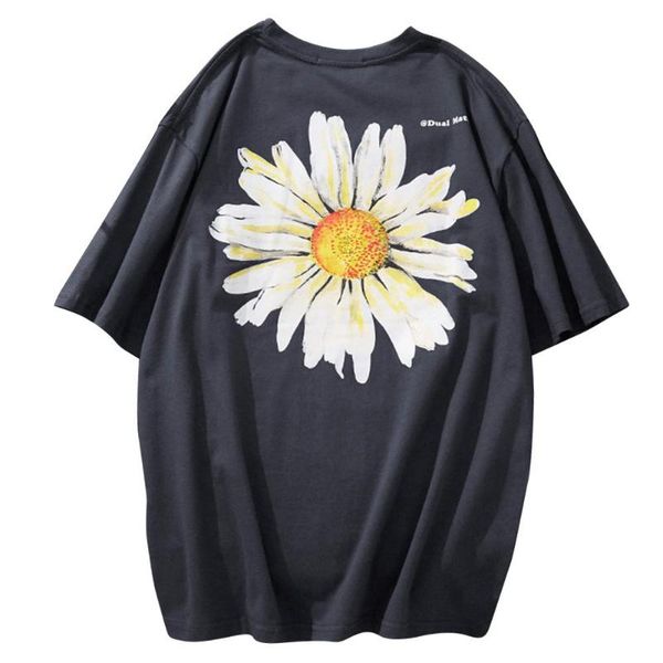 men's t-shirts missky men women t shirt chrysanthemum printing loose short sleeve round collar summer pullover for lovers 2021, White;black
men's t-shirts missky men women t shirt chrysanthemum printing loose short sleeve round collar summer pullover for lovers 2021, White;black