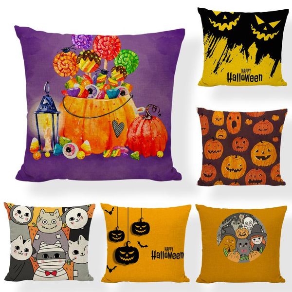 cushion/decorative pillow happy halloween throw cover trick or treat/bat farmhouse decorative cushion covers yellow/orange striped pillowcas
cushion/decorative pillow happy halloween throw cover trick or treat/bat farmhouse decorative cushion covers yellow/orange striped pillowcas