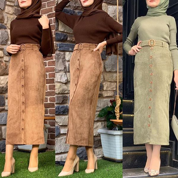 2021corduroy pencil skirt fashion womens maxi skirts with belt abaya turkey muslim girls high waist bodycon skirt party, Red
2021corduroy pencil skirt fashion womens maxi skirts with belt abaya turkey muslim girls high waist bodycon skirt party, Red