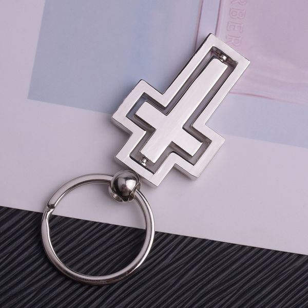 9pieces/lot classic cross keychain for women hollow 360 degree spin keyring car key chain for men women christian gift, Silver
9pieces/lot classic cross keychain for women hollow 360 degree spin keyring car key chain for men women christian gift, Silver