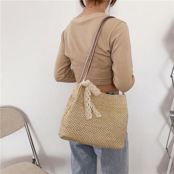 vintage women straw woven shoulder bag vacation ladies lace bowknot shopping tote handbags simple all-match female handbag cross body
vintage women straw woven shoulder bag vacation ladies lace bowknot shopping tote handbags simple all-match female handbag cross body