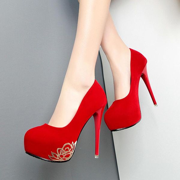 dress shoes shallow mouth round head suede waterproof platform women's spring and autumn fashion trend super high heels, Black
dress shoes shallow mouth round head suede waterproof platform women's spring and autumn fashion trend super high heels, Black