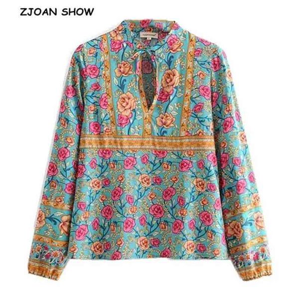 bow tide v collar location floral print shirt ethnic women pullover long sleeve blouse cotton blousa green red 210429, White
bow tide v collar location floral print shirt ethnic women pullover long sleeve blouse cotton blousa green red 210429, White