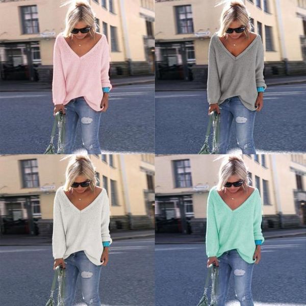 women's sweaters women plus size pullovers winter fashion long sleeve knitted pullover loose sweater jumper y719, White;black
women's sweaters women plus size pullovers winter fashion long sleeve knitted pullover loose sweater jumper y719, White;black