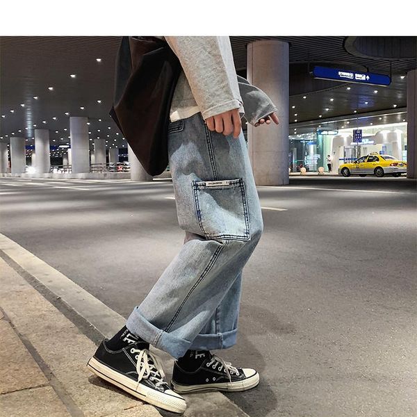 men's jeans mens japanese streetwear hip hop trousers men baggy korean blue harem pants big pocket denim straight
men's jeans mens japanese streetwear hip hop trousers men baggy korean blue harem pants big pocket denim straight