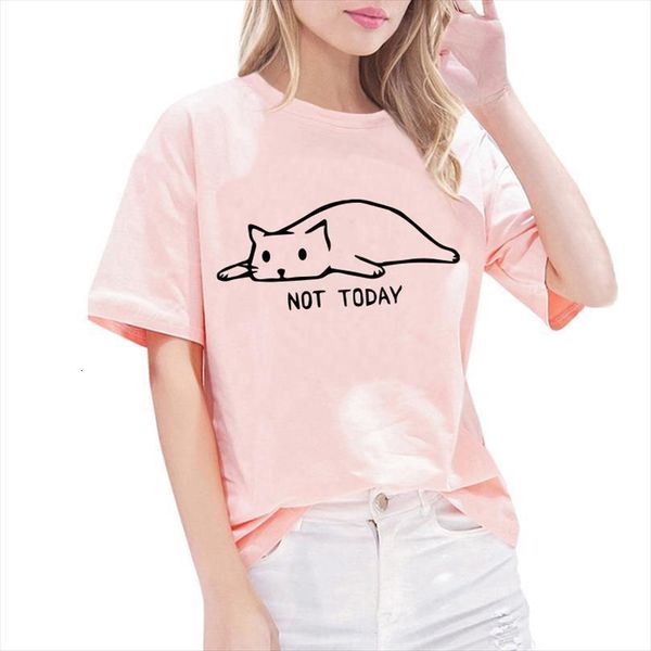 harajuku not today lovely cat men and women letter o neck short sleeve for kawaii summer casual, White;black
harajuku not today lovely cat men and women letter o neck short sleeve for kawaii summer casual, White;black