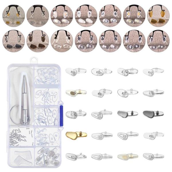 sunglasses frames universal repair tool push-in anti-slip glasses nosepads eye care tools silicone nose pads eyewear accessories, Silver
sunglasses frames universal repair tool push-in anti-slip glasses nosepads eye care tools silicone nose pads eyewear accessories, Silver