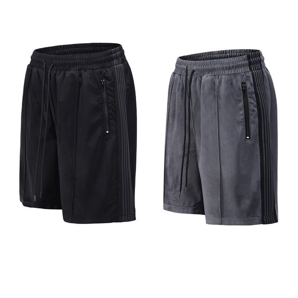 fashionable shorts high street ribbon splicing sports loose kanye same suede for men and women, White;black
fashionable shorts high street ribbon splicing sports loose kanye same suede for men and women, White;black