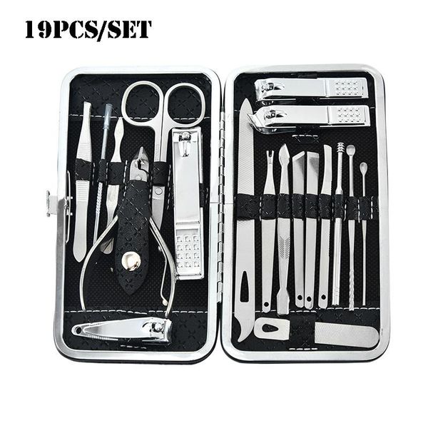 nail art kits 19pcs stainless steel manicure set professional clipper kit pedicure scissors tools ingrown toe cutter trimmer
nail art kits 19pcs stainless steel manicure set professional clipper kit pedicure scissors tools ingrown toe cutter trimmer