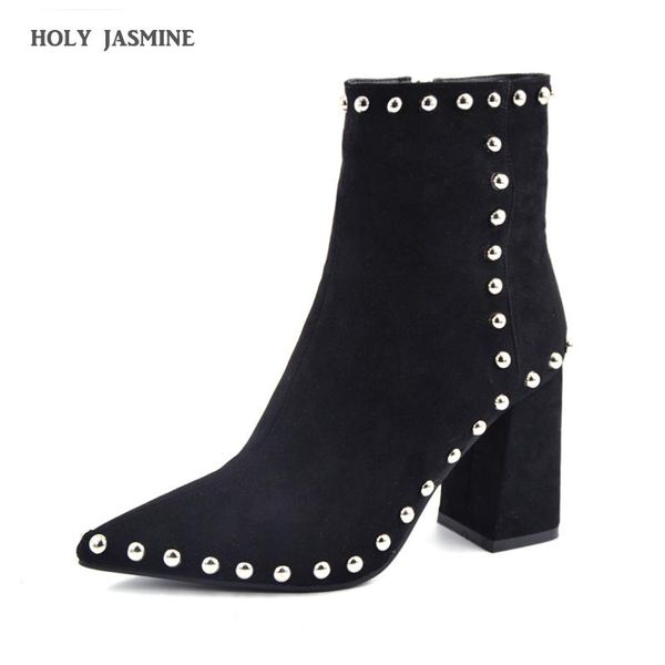 boots fashion high heels ankle woman 2021 spring/autumn brand designer party dress pointed toe thin short, Black
boots fashion high heels ankle woman 2021 spring/autumn brand designer party dress pointed toe thin short, Black