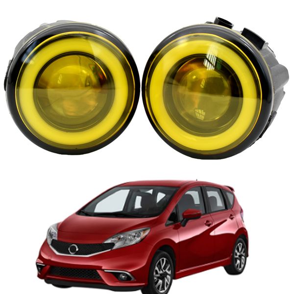 2 pieces car front bumper led fog light angel eye drl daytime running light h11 12v for nissan versa 2007-2011
2 pieces car front bumper led fog light angel eye drl daytime running light h11 12v for nissan versa 2007-2011