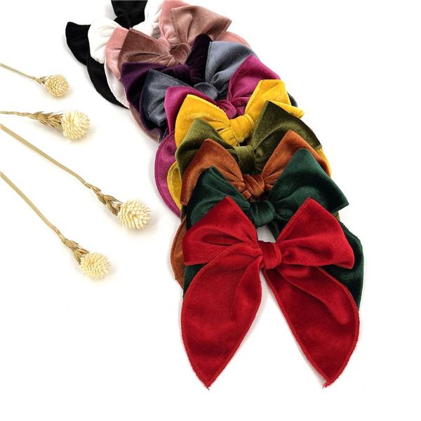 hair accessories fable velvet bow clips baby girls christmas barrettes kids women large sailor head bows grips, Slivery;white
hair accessories fable velvet bow clips baby girls christmas barrettes kids women large sailor head bows grips, Slivery;white
