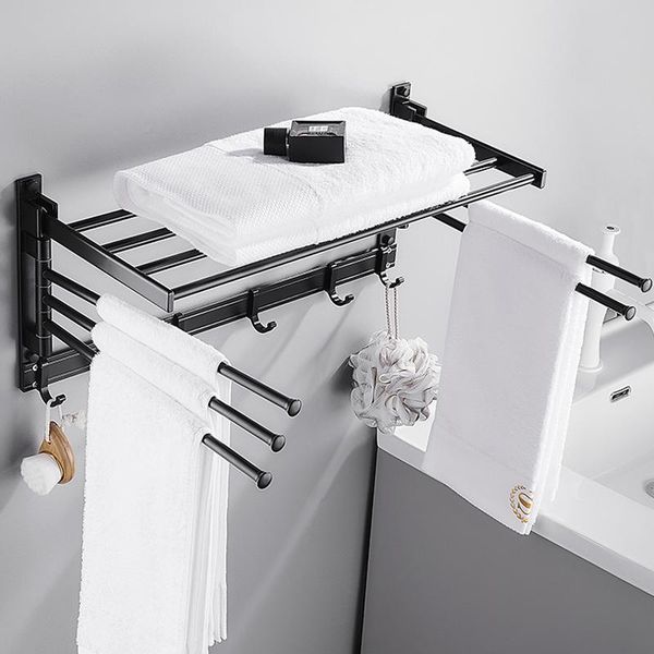 towel racks aluminum rack holder matte black foldable swivel bar clothes hanger wall mount bathroom storage shelf
towel racks aluminum rack holder matte black foldable swivel bar clothes hanger wall mount bathroom storage shelf