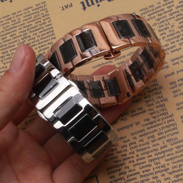 watch bands solid stainless steel wrap ceramic black band strap bracelets 16mm 18mm 20mm 22mm fit gear s3 frontier classic replacement, Black;brown
watch bands solid stainless steel wrap ceramic black band strap bracelets 16mm 18mm 20mm 22mm fit gear s3 frontier classic replacement, Black;brown