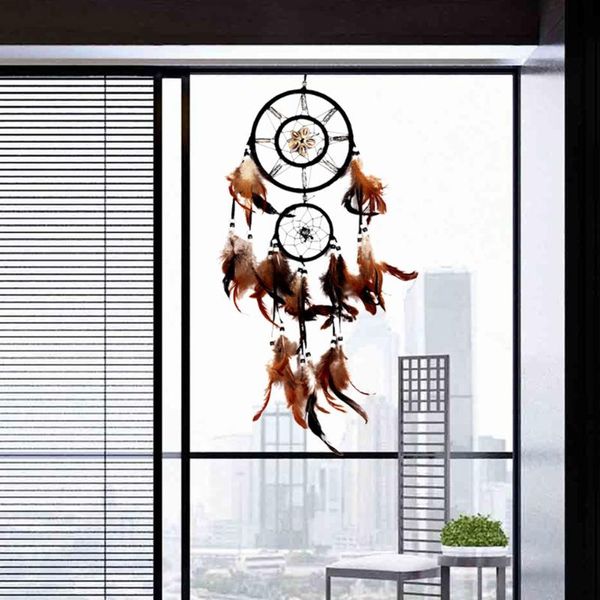 feather crafts dream catcher wind chimes handmade dreamcatcher net for wall hanging car home decoration craft decorative objects & figurines
feather crafts dream catcher wind chimes handmade dreamcatcher net for wall hanging car home decoration craft decorative objects & figurines