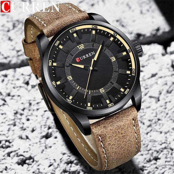 wristwatches curren sport classic men watch fashion military male clock genuine leather quartz man wristwatch 8390, Slivery;brown
wristwatches curren sport classic men watch fashion military male clock genuine leather quartz man wristwatch 8390, Slivery;brown