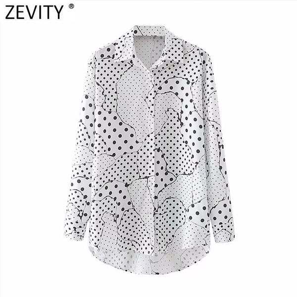 women vintage polka dots patchwork print casual smock blouse office lady turn down collar shirts chic blusas ls7517 210416, White;black
women vintage polka dots patchwork print casual smock blouse office lady turn down collar shirts chic blusas ls7517 210416, White;black