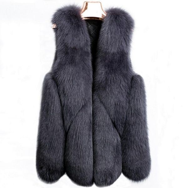 women's fur & faux real gilet women long natural vest genuine jackets coats winter thick warm female ladies clothes, Black
women's fur & faux real gilet women long natural vest genuine jackets coats winter thick warm female ladies clothes, Black