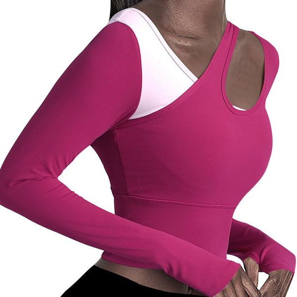 yoga outfit 2021 short navel exposed clothes with chest pad women stretch slimming quick-drying long-sleeved shoulder hollowing
yoga outfit 2021 short navel exposed clothes with chest pad women stretch slimming quick-drying long-sleeved shoulder hollowing