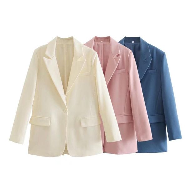 women's suits & blazers women autumn chic office lady basic casual fashion jacket coat female notched collar single button pocket loose, White;black
women's suits & blazers women autumn chic office lady basic casual fashion jacket coat female notched collar single button pocket loose, White;black