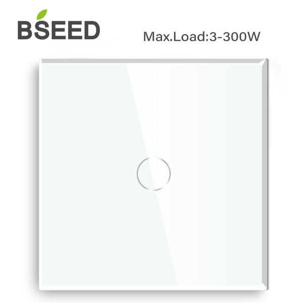 smart home control bseed mvava 1 gang way eu standard light touch switch 300w black white golden with crystal glass panel 86*86mm
smart home control bseed mvava 1 gang way eu standard light touch switch 300w black white golden with crystal glass panel 86*86mm