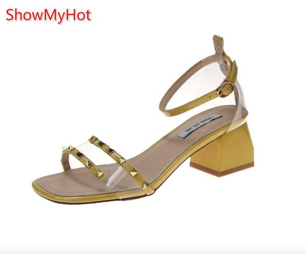 showmy mujer sandals women open tea transparent flats shoes female clear with rivet ladies roman beach sandalias, Black
showmy mujer sandals women open tea transparent flats shoes female clear with rivet ladies roman beach sandalias, Black
