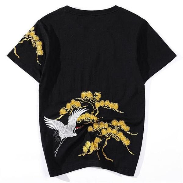 men's t-shirts original china wind heavy industry embroidery songhe cotton casual short sleeve t-shirt streetwear hip hop fashion loose, White;black
men's t-shirts original china wind heavy industry embroidery songhe cotton casual short sleeve t-shirt streetwear hip hop fashion loose, White;black