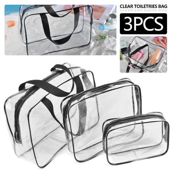 storage bags waterproof transparent pvc bath cosmetic bag women make up case travel zipper makeup beauty wash organizer toiletry kit
storage bags waterproof transparent pvc bath cosmetic bag women make up case travel zipper makeup beauty wash organizer toiletry kit