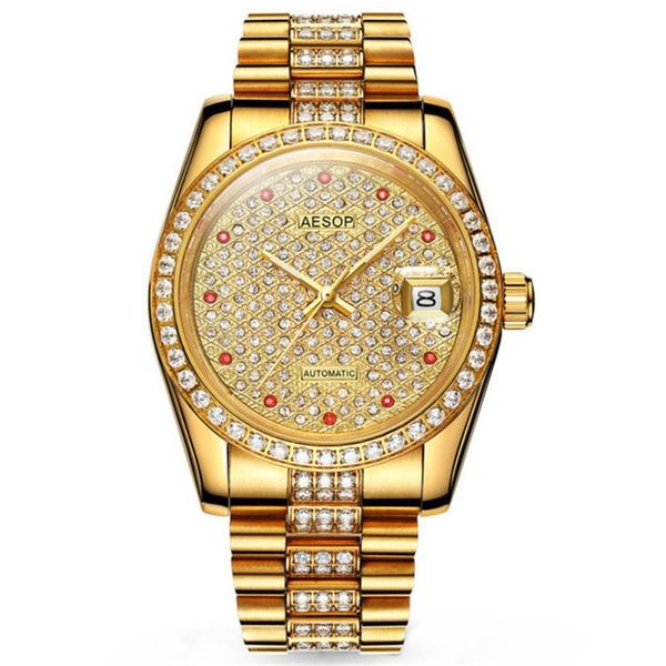 wristwatches aesop mechanical watch men japan movement automatic watches waterproof date sapphire relogio masculino, Slivery;brown
wristwatches aesop mechanical watch men japan movement automatic watches waterproof date sapphire relogio masculino, Slivery;brown