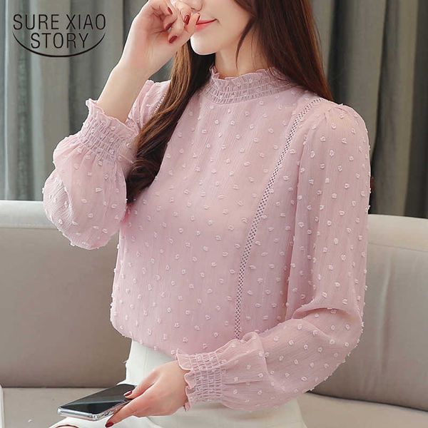 feminine blouses women chiffon blouses long sleeve casual stand collar clothing blusas women 5401 50 210528, White
feminine blouses women chiffon blouses long sleeve casual stand collar clothing blusas women 5401 50 210528, White