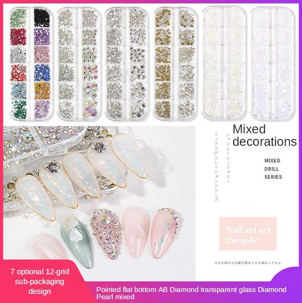 nail art decorations a variety styles flat bottom rhinestone glass pearl ab colorful sticker jewelry decoration nails crystals glitter, Silver;gold
nail art decorations a variety styles flat bottom rhinestone glass pearl ab colorful sticker jewelry decoration nails crystals glitter, Silver;gold