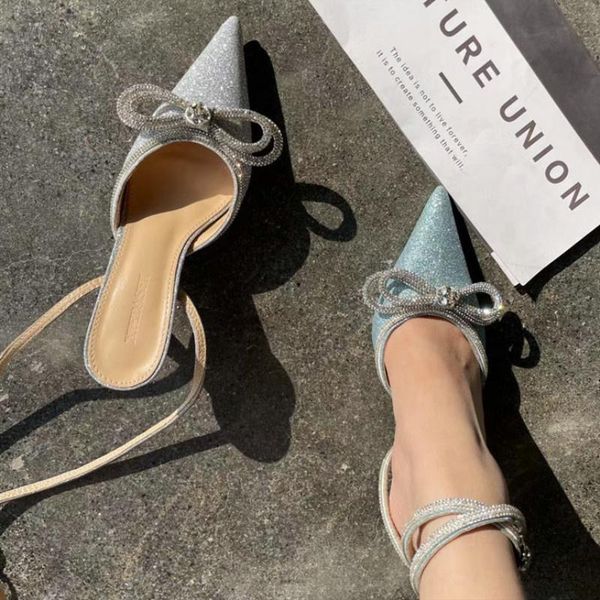 dress shoes 2021 summer sandals female bow pointed rhinestone fashion high heels, Black
dress shoes 2021 summer sandals female bow pointed rhinestone fashion high heels, Black