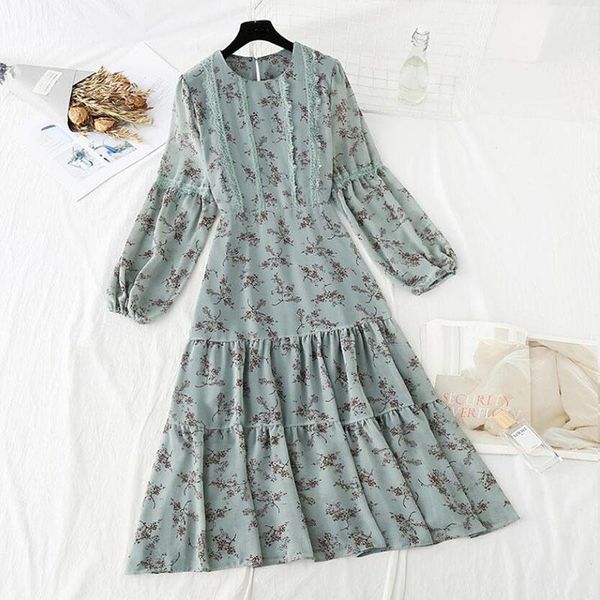 casual dresses spring dress women vintage floral print long sleeve chiffon elegant ruffle high waist party vestidos, Black;gray
casual dresses spring dress women vintage floral print long sleeve chiffon elegant ruffle high waist party vestidos, Black;gray
