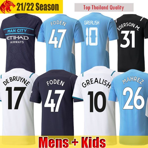 21 22 manchester soccer jersey city grealish 2021 2022 ferran g. jesus mahrez de bruyne foden zinchenko sterling football shirt man uniform, Black;yellow
21 22 manchester soccer jersey city grealish 2021 2022 ferran g. jesus mahrez de bruyne foden zinchenko sterling football shirt man uniform, Black;yellow