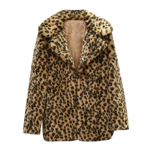 women's fur & faux women winter plush coat leopard printed soft jackets turn down collar warm outwear casual female coats, Black
women's fur & faux women winter plush coat leopard printed soft jackets turn down collar warm outwear casual female coats, Black