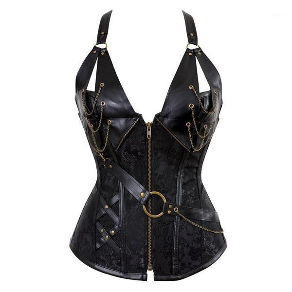 bustiers & corsets pu leather gothic punk corset steampunk and halter plus size zip burlesque basque costume, Black;white
bustiers & corsets pu leather gothic punk corset steampunk and halter plus size zip burlesque basque costume, Black;white