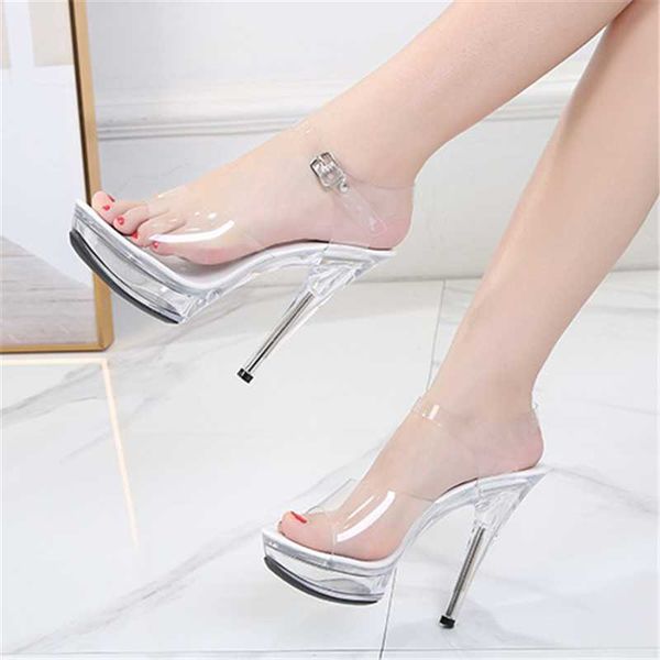transparent buckle strap sandalias 12.5cm summer platform clear pvc strappy thin high heel sandals women nightclub stiletto, Black
transparent buckle strap sandalias 12.5cm summer platform clear pvc strappy thin high heel sandals women nightclub stiletto, Black