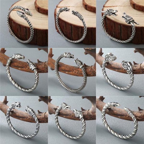 bangle stainless steel nordic viking norse dragon bracelet men wristband cuff bracelets for women bangles jewelry accessories, Black
bangle stainless steel nordic viking norse dragon bracelet men wristband cuff bracelets for women bangles jewelry accessories, Black