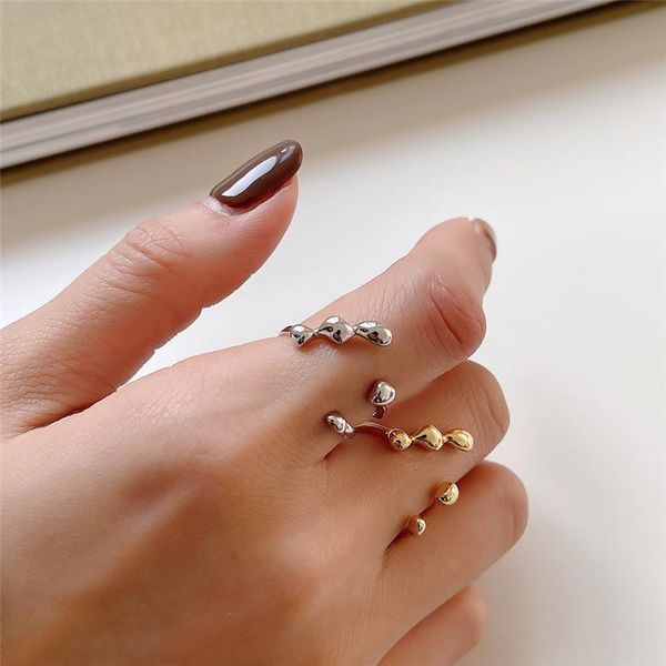 cluster rings punk irregular water drop opening finger ring for women girl 925 sterling silver geometric wedding trendy jewelry, Golden;silver
cluster rings punk irregular water drop opening finger ring for women girl 925 sterling silver geometric wedding trendy jewelry, Golden;silver