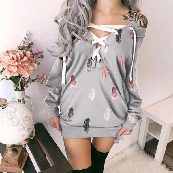 casual dresses for women autumn feather prints off-shoulder strappy hollow out long sleeves sweater mini dress robe femme, Black;gray
casual dresses for women autumn feather prints off-shoulder strappy hollow out long sleeves sweater mini dress robe femme, Black;gray