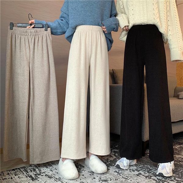 women's pants & capris high waist hanging feeling wide leg wear spring and autumn 2021 loose straight casual small black, Black;white
women's pants & capris high waist hanging feeling wide leg wear spring and autumn 2021 loose straight casual small black, Black;white