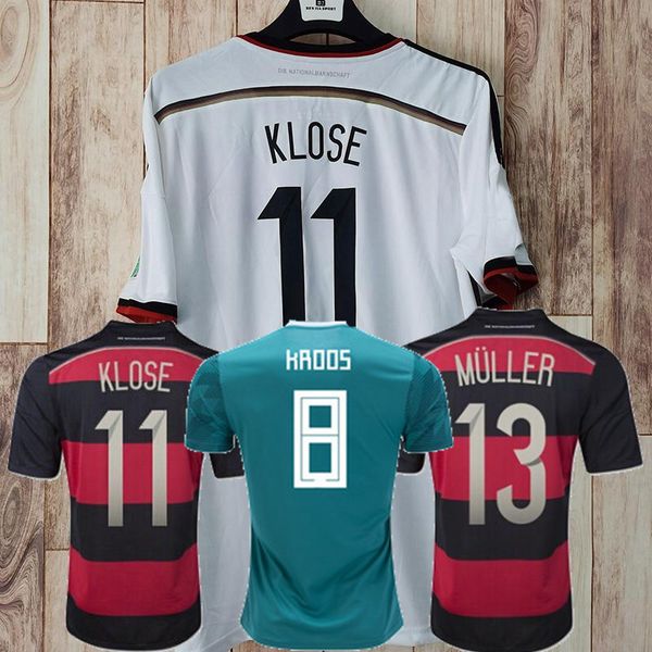 retro classic germany 2014 2018 soccer jerseys home away klose podolski kroos gotze lahm schweinsteiger 3 4 stars 14 18 football shirt, Black;yellow
retro classic germany 2014 2018 soccer jerseys home away klose podolski kroos gotze lahm schweinsteiger 3 4 stars 14 18 football shirt, Black;yellow