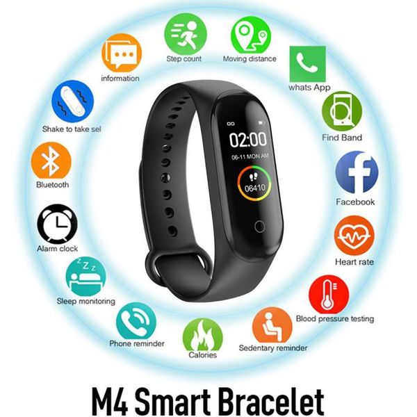 wristwatches sports fashion m4 smart bracelet men's and women's bluetooth heart rate monitor pedometer blood pressure waterproof, Slivery;brown
wristwatches sports fashion m4 smart bracelet men's and women's bluetooth heart rate monitor pedometer blood pressure waterproof, Slivery;brown
